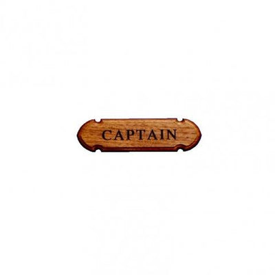 ARC Naamplaat "Captain"