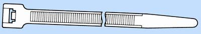 ASA Kabelbinders 96x2.6mm