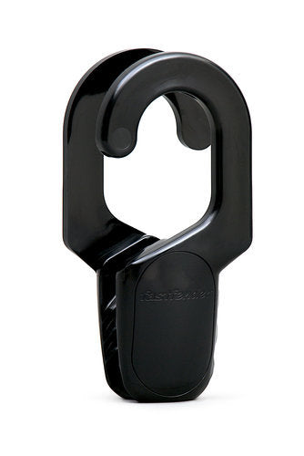 Fastfender 40 mm zwart fenderhaak tot ø 40 mm railing en 6 tot 14 mm lijn (2 stuks)