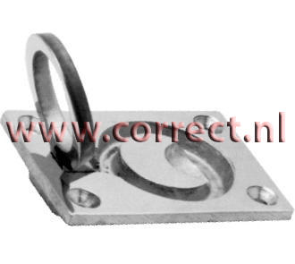 Marinetech Luikring Inbouw 63x44 mm