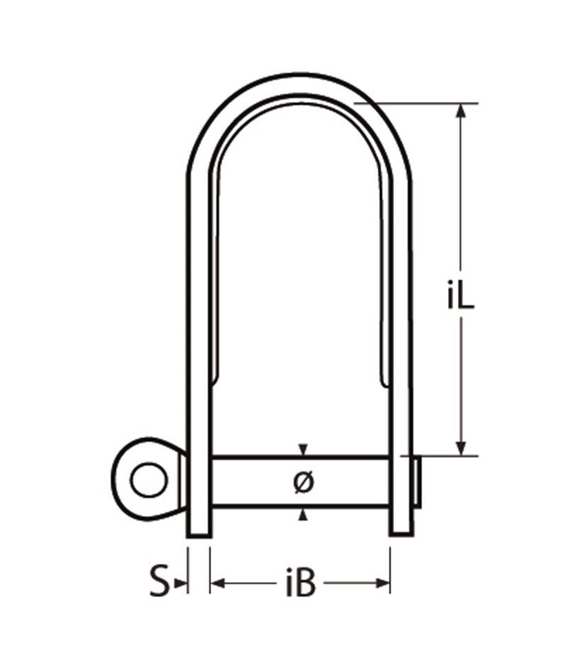 Marinetech Plaatsluiting Lang 4mm