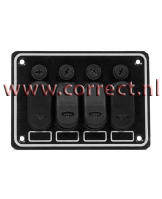 Boatvision Schakelpaneel 4-voudig