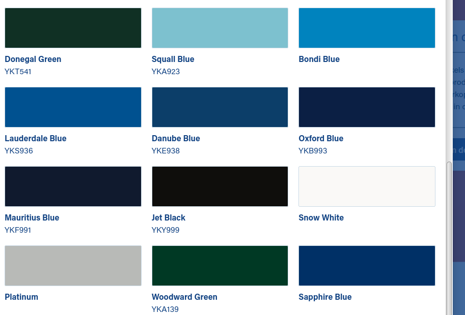 International Toplac 016 bondi blue