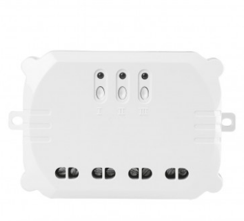 KlikAanKlikUit ACM-3500-3 inbouw, 3x individ.AAN/UIT schakelen totaal tot 3500 Watt
