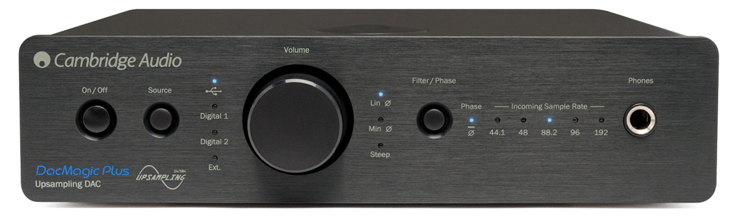 Cambridge Audio DAC Magic Plus zilver High Quality 24bit 32-192 kHz Wolfson DAC