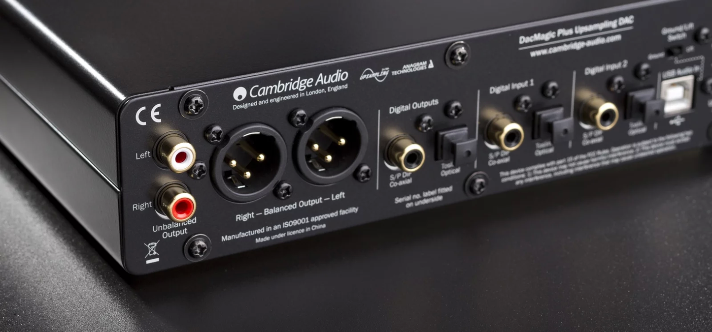 Cambridge Audio DAC Magic Plus zilver High Quality 24bit 32-192 kHz Wolfson DAC