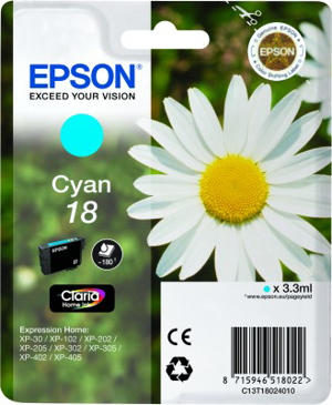 Epson 18 cyaan