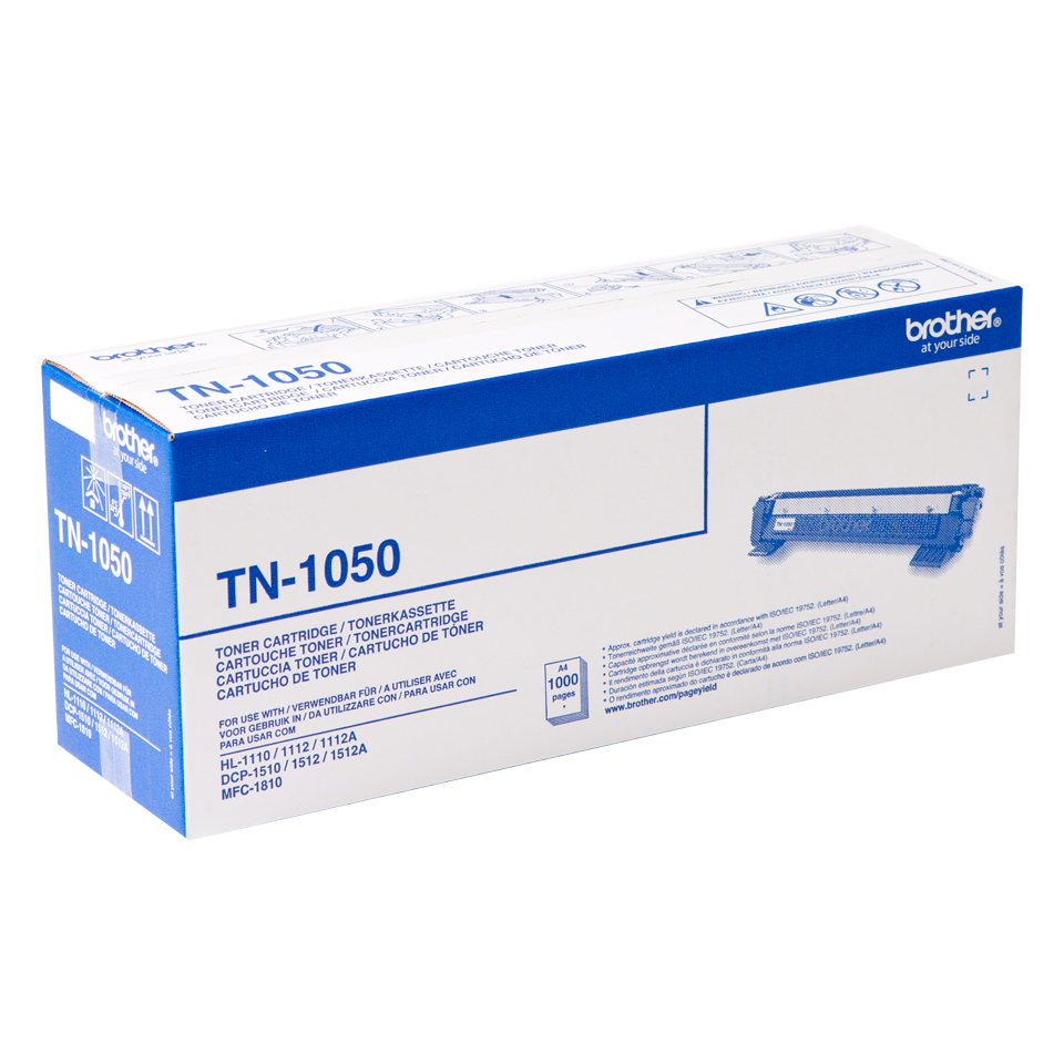 Brother TN-1050 print capaciteit tot 1000 pagina's