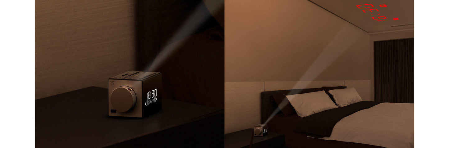 Sony ICFC1PJ met klok-projectie en USB Smartphone lader