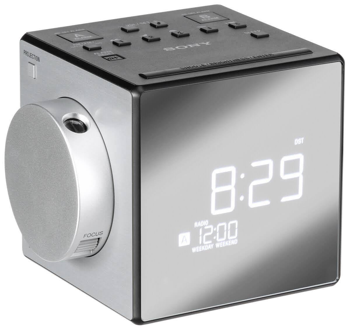 Sony ICFC1PJ met klok-projectie en USB Smartphone lader