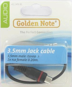 Golden Note 3.5mm Jackkabel