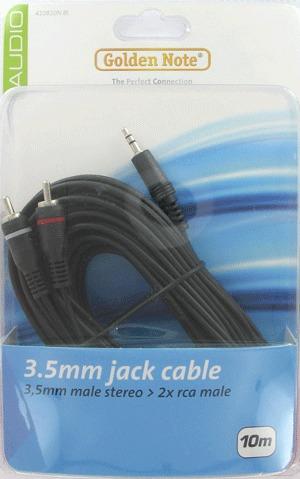 Golden Note 3.5mm Jackkabel