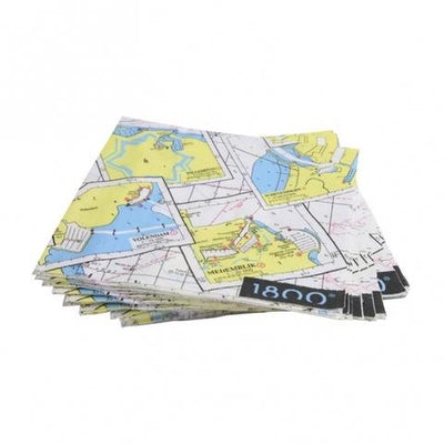 Hydrografische Kaart 1800 Servetten