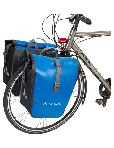Vaude Aqua front voortassen voor fiets blauw