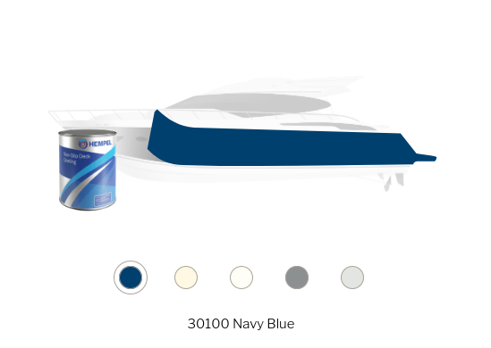 Hempel Non-Slip Deck Coating 30100 navy blauw