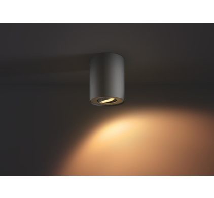 Philips PILLAR HUE single zwart met dimmerswitch
