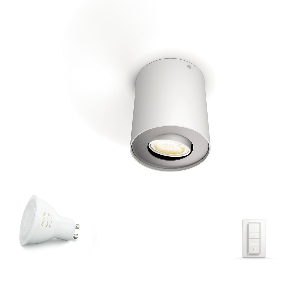 Philips PILLAR HUE single wit