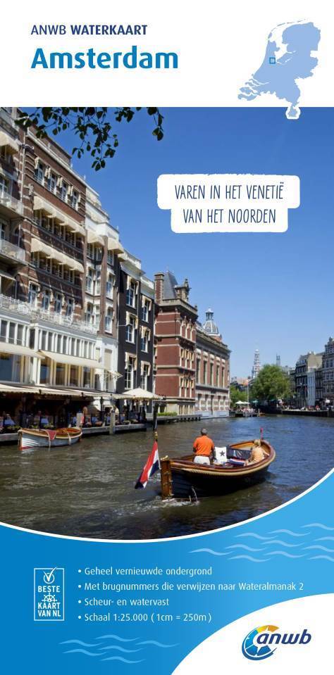 ANWB Waterkaart Amsterdam