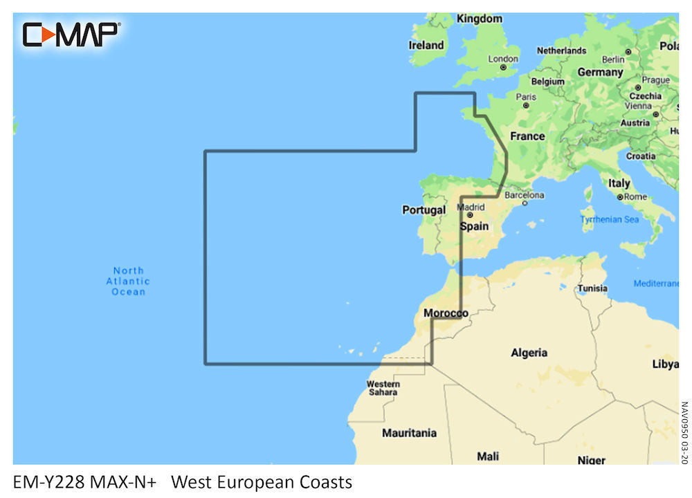 C-Map MAX-N+ EW-Y228 West