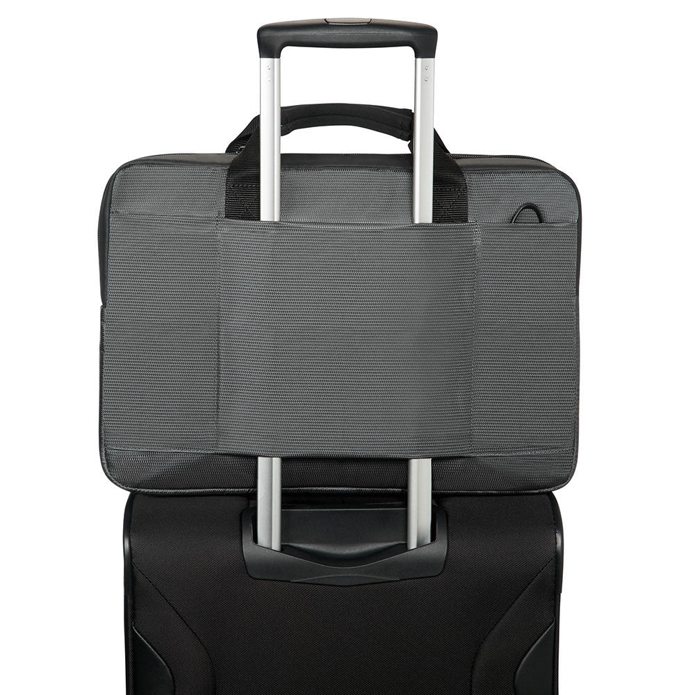 Samsonite Qibyte laptop tas schoudertas model, geschikt tot 15.6 inch scherm