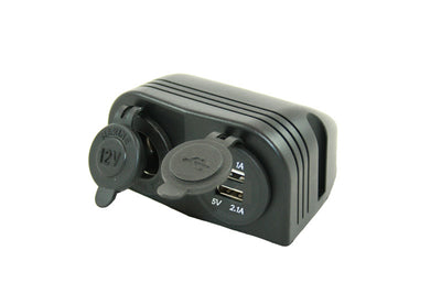 Haba USB-lader + 12 Volt