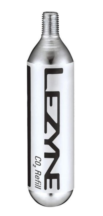 Lezyne CO2 Cilinder 25 gram per stuk met schroefdraad