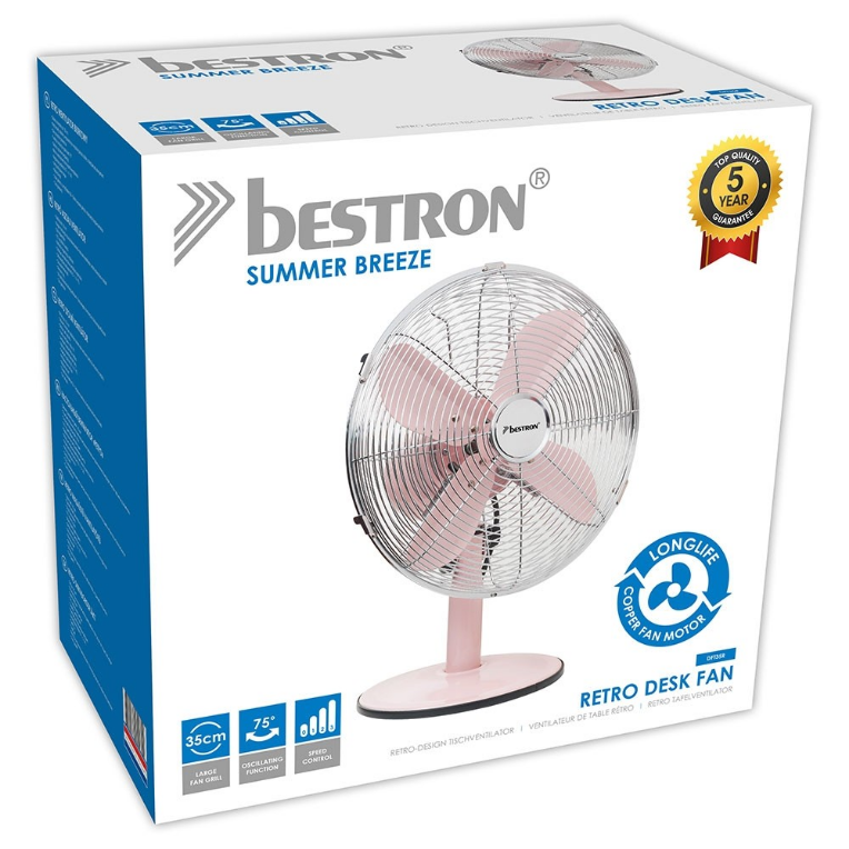 Bestron DFT35R Bureauventilator