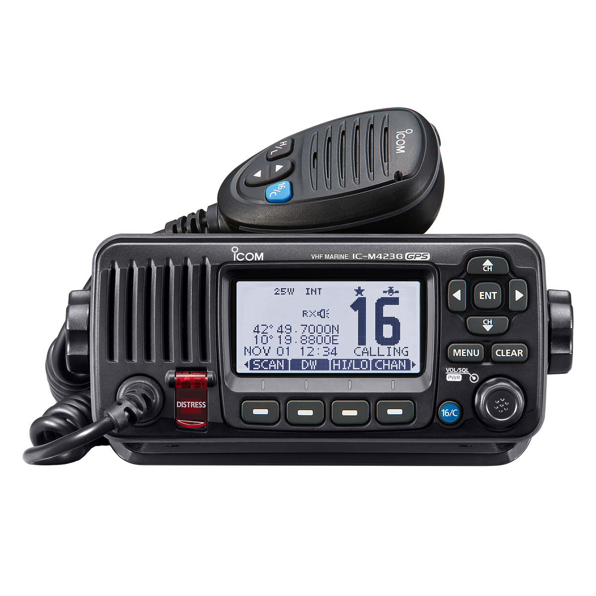 Icom IC-M423GE marifoon met GPS, ATIS en DSC VDES-gereed