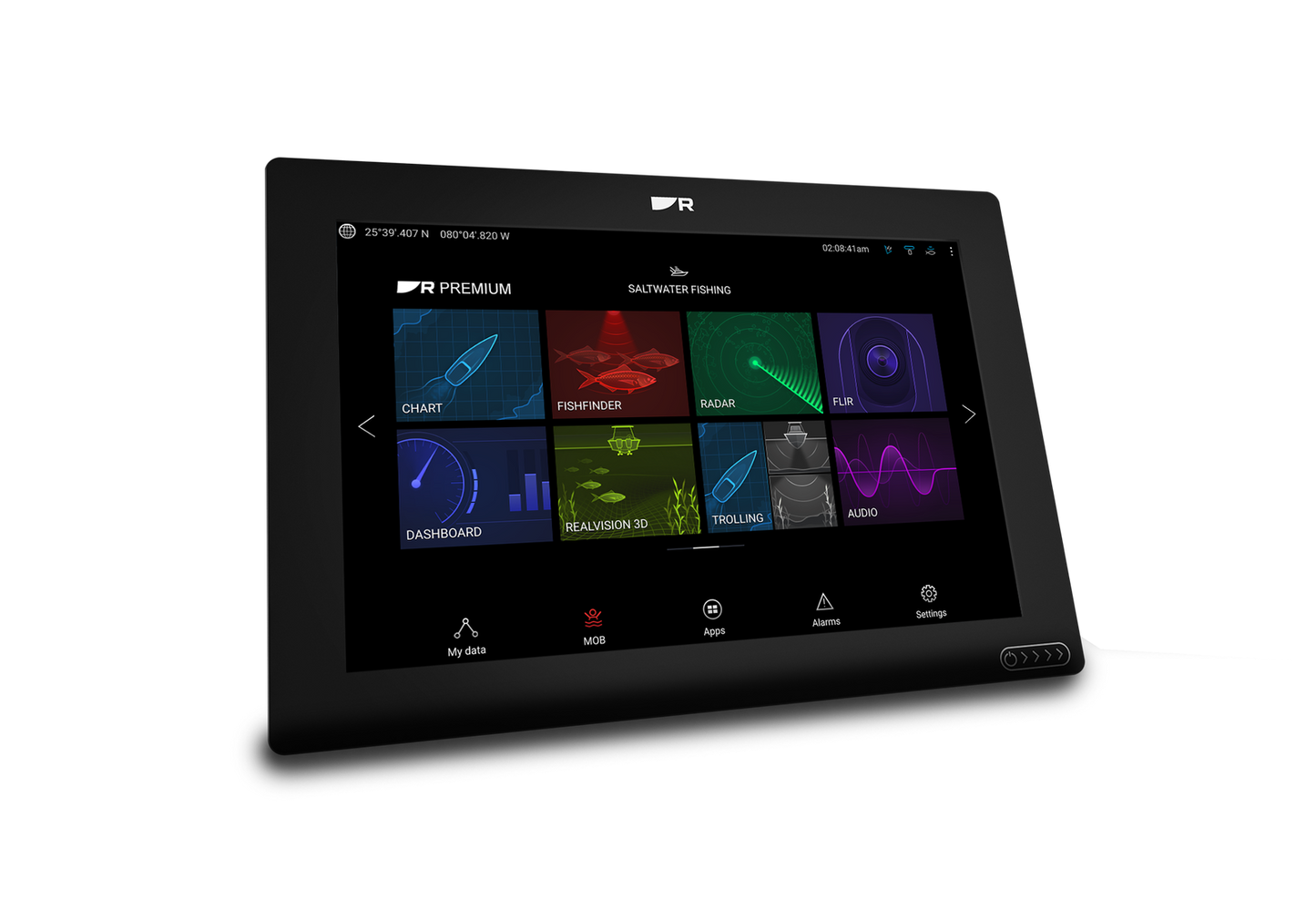 Raymarine Axiom+ 12 RV kaartplotter met RV-100 transducer