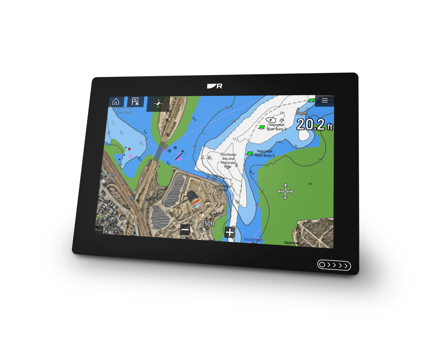 Raymarine Axiom+ 12 RV kaartplotter met RV-100 transducer