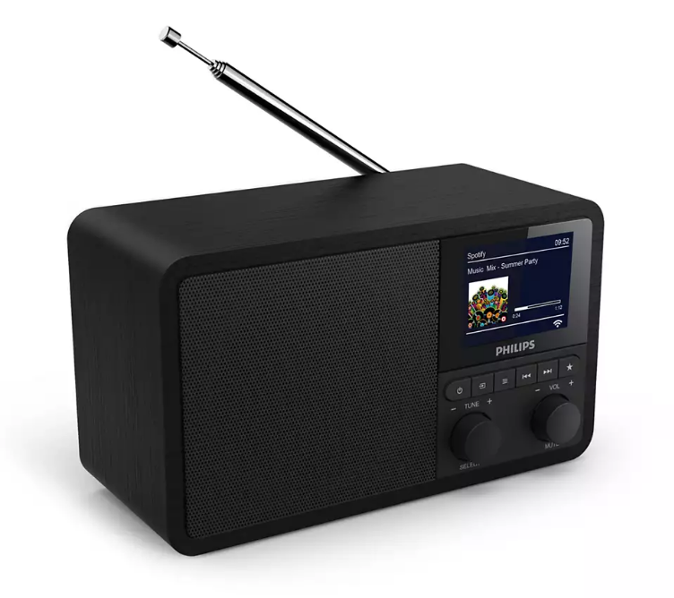 Philips TAPR802/12 draagbare radio met internet radio en DAB+