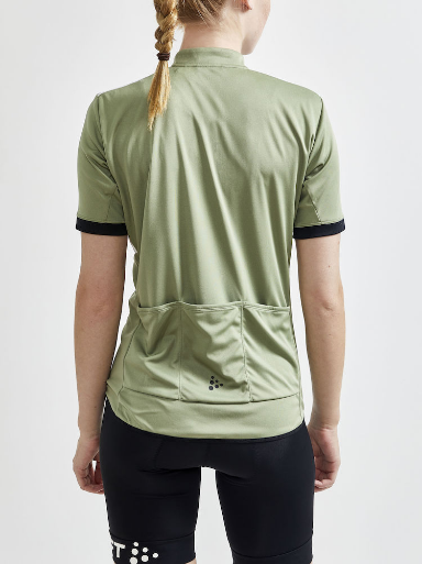 Craft Core Endurance Logo fietsshirt korte mouwen groen dames
