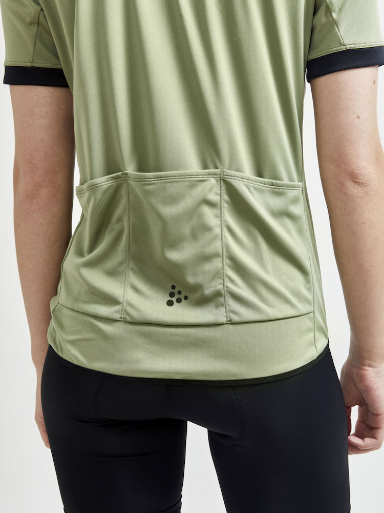 Craft Core Endurance Logo fietsshirt korte mouwen groen dames