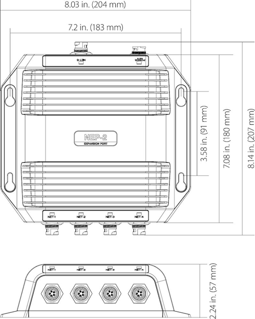 B&G NEP-2 netwerkuitbreidingspoort