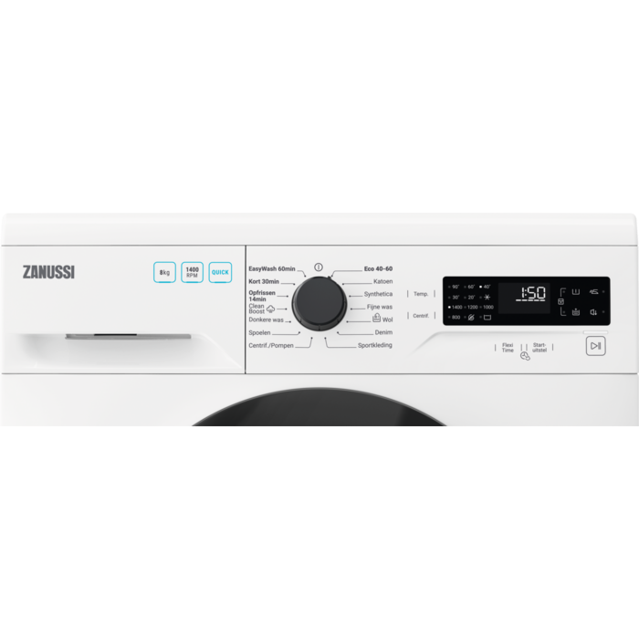Zanussi ZWFPISA inverter motor,flexi time, cleanboost steam, XL deur