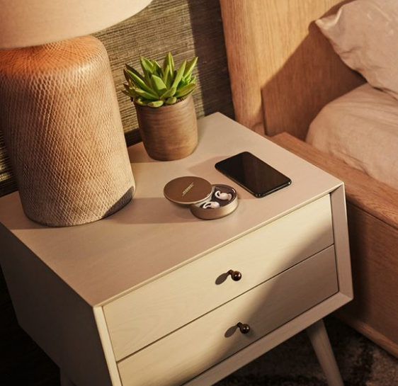 Bose Sleepbuds II wit voor ontspannende geluiden die je helpen in slaap te vallen