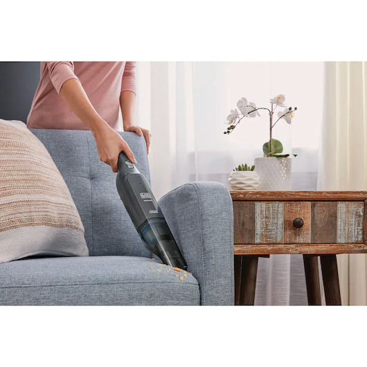 Black&Decker HLVC320B11-QW met brede zuigmond, zachte borstel en kierenzuiger