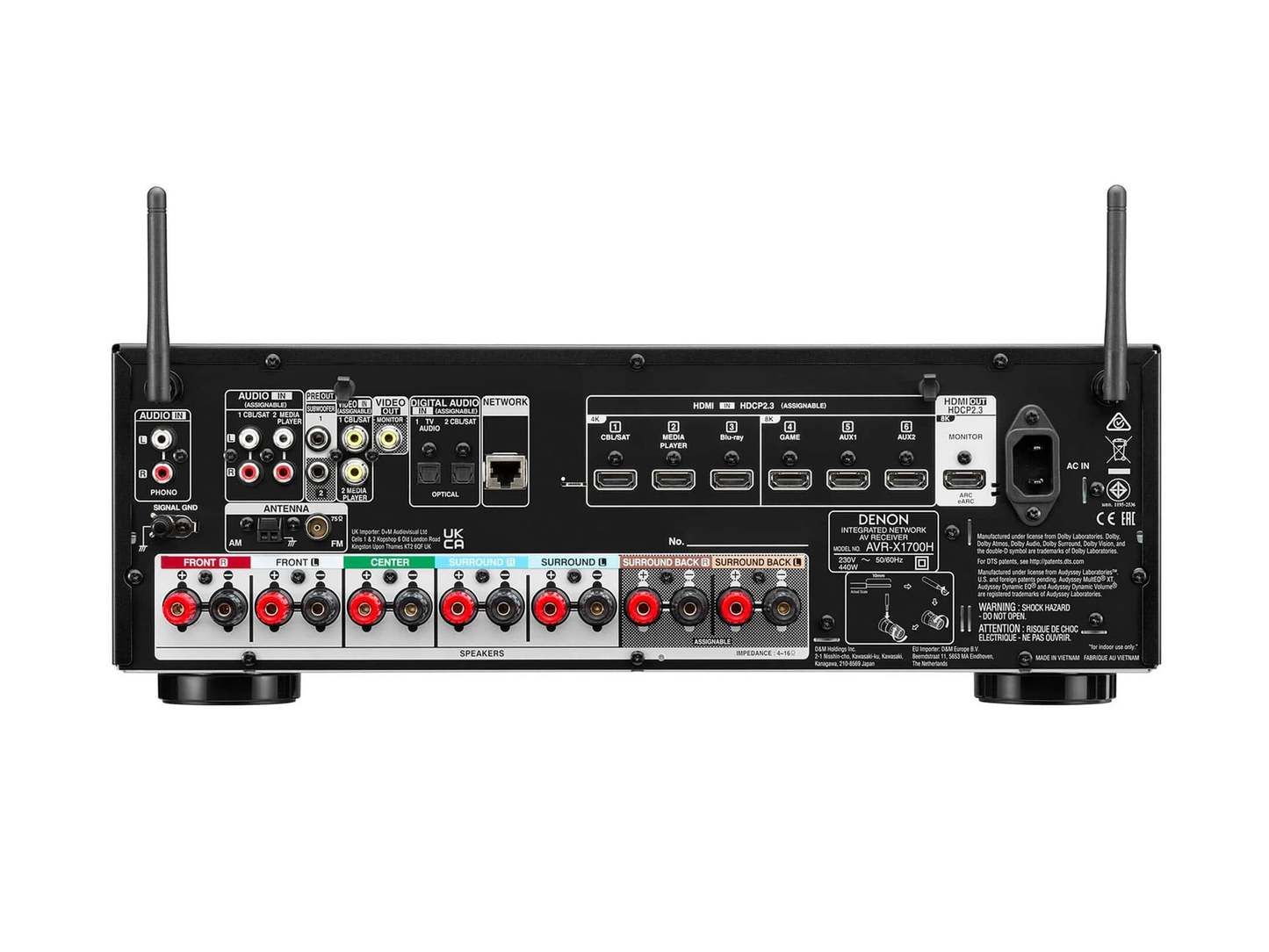 Denon AVR-X1700HBKE2