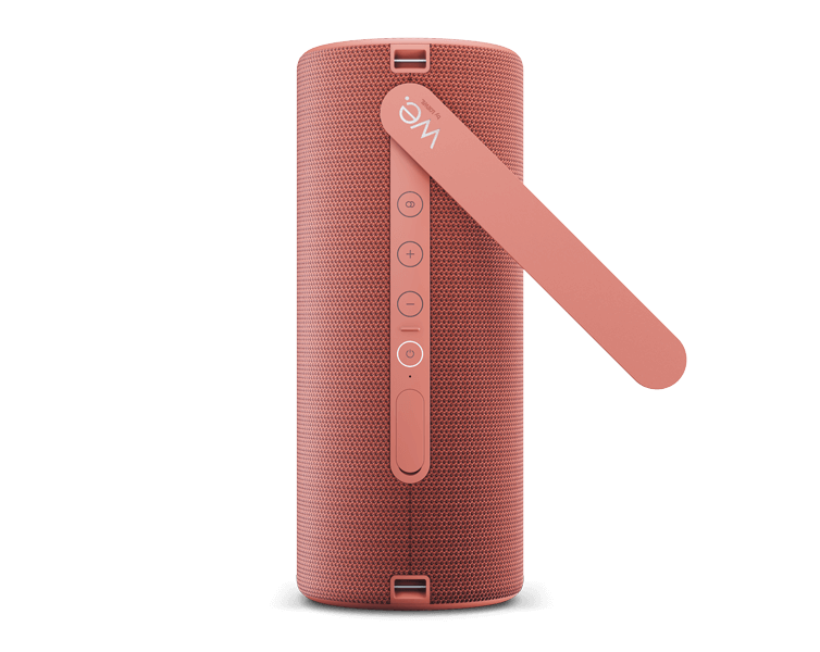 We. By Loewe HEAR 2 coral red Bluetooth speaker