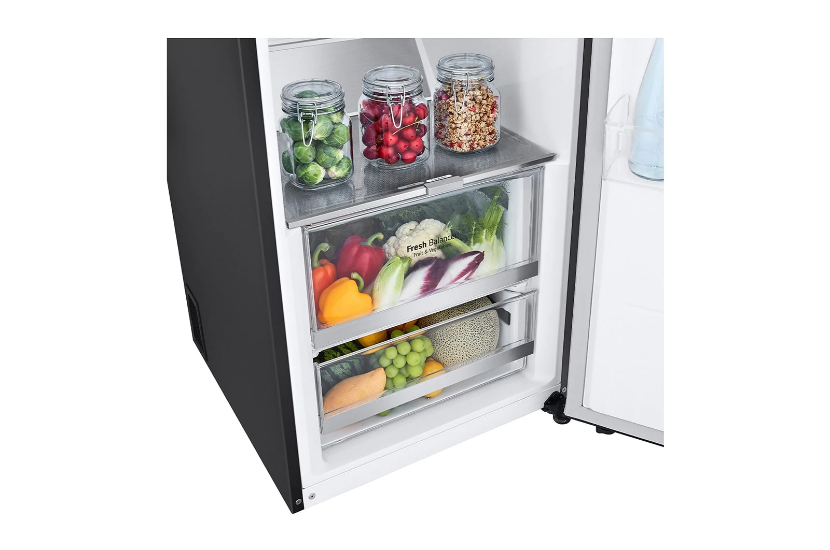 LG GLM71MCCSF 37dB, DoorCooling, Metal Fresh, NoFrost, touch display