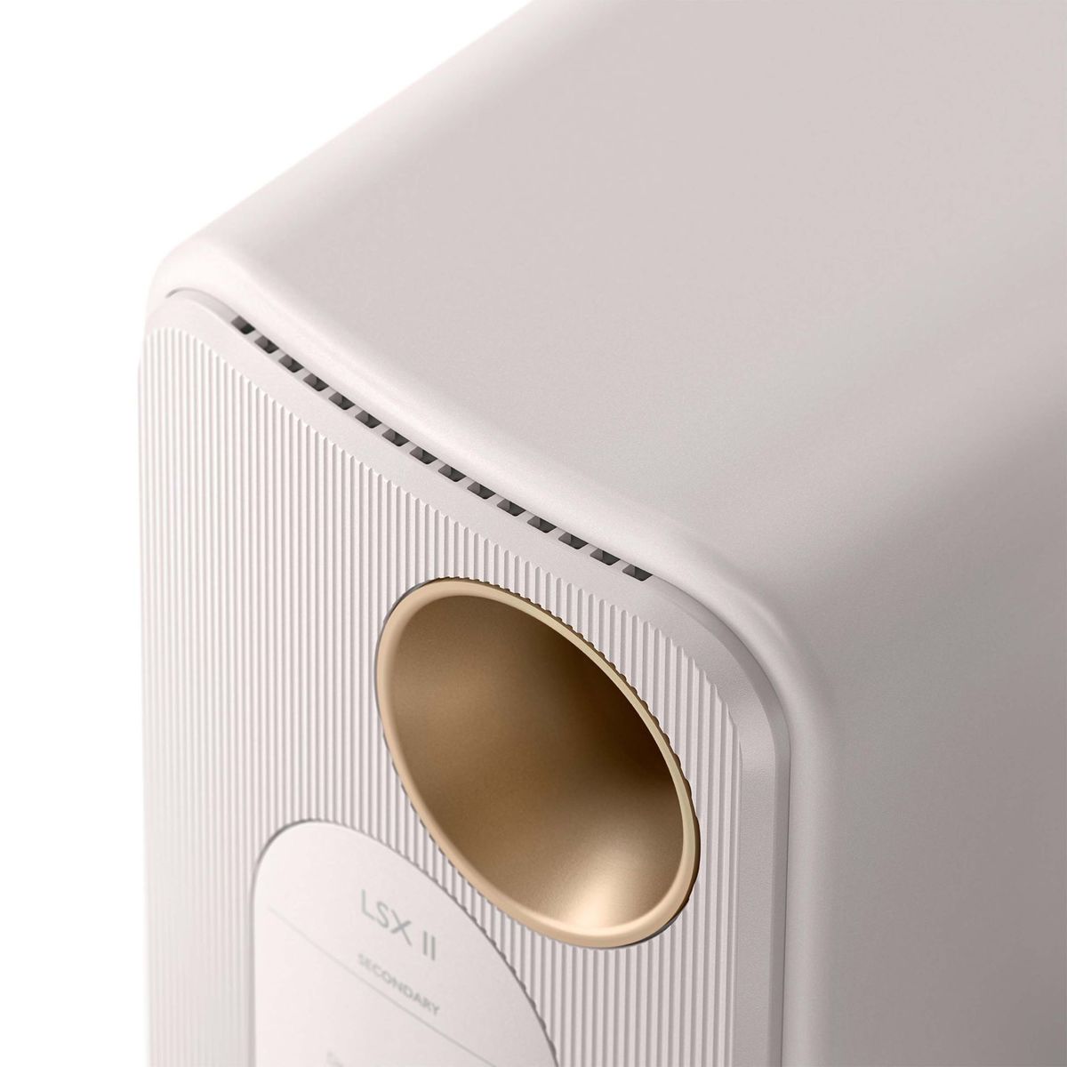 Kef LSX II set in wit