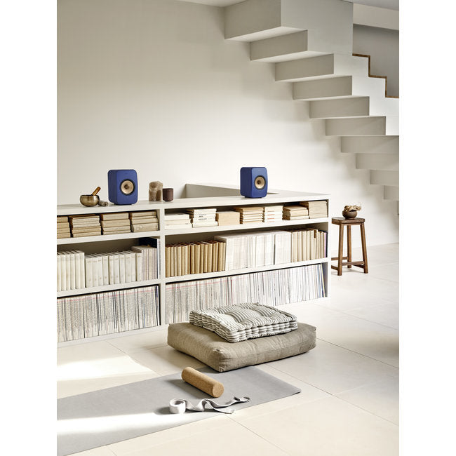 Kef LSX II set in blauw all-in-one luidsprekersysteem . Winkelexemplaar