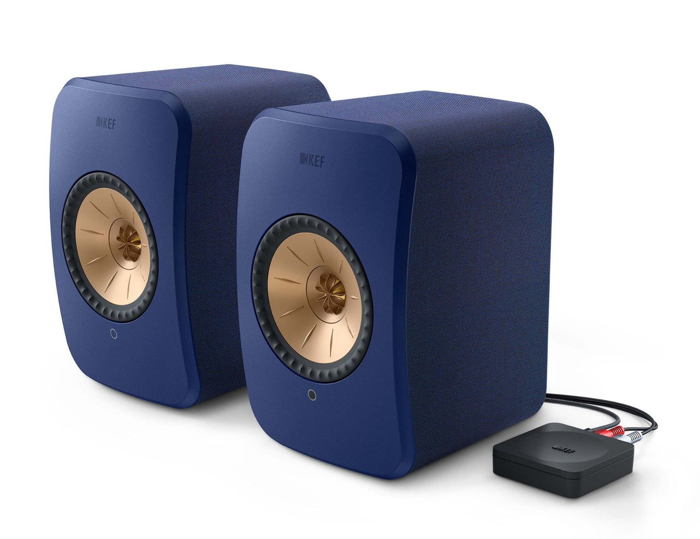 Kef LSX II set in blauw all-in-one luidsprekersysteem . Winkelexemplaar