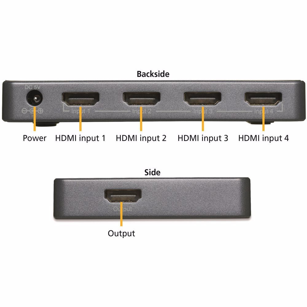 Marmitek Connect 620 UHD 2.0 HDMI switch | 4 in / 1 uit | 4K60 (4:4:4) UHD | HDCP 2.2