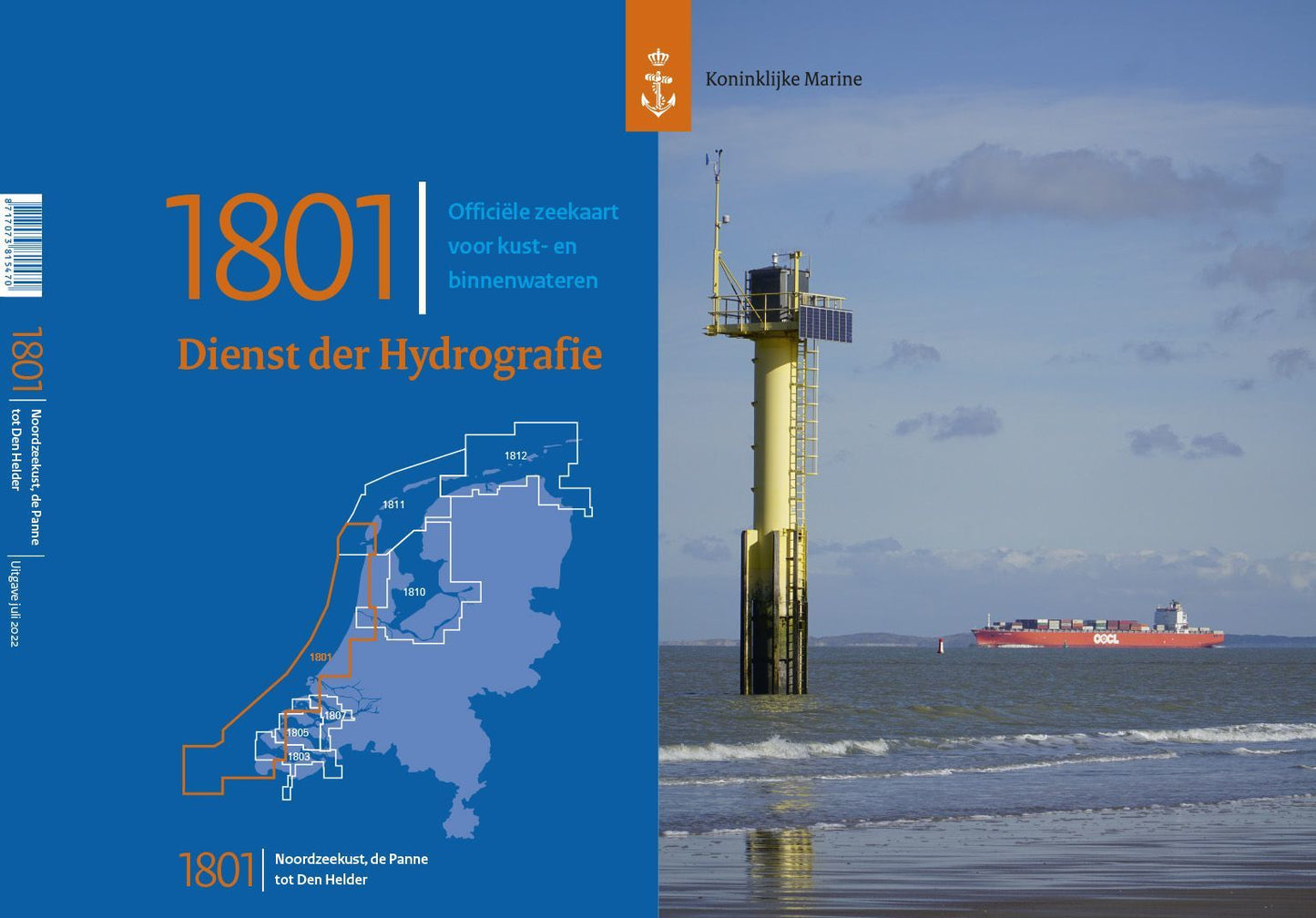 Hydrografische Kaart 1801 Noordzeekust