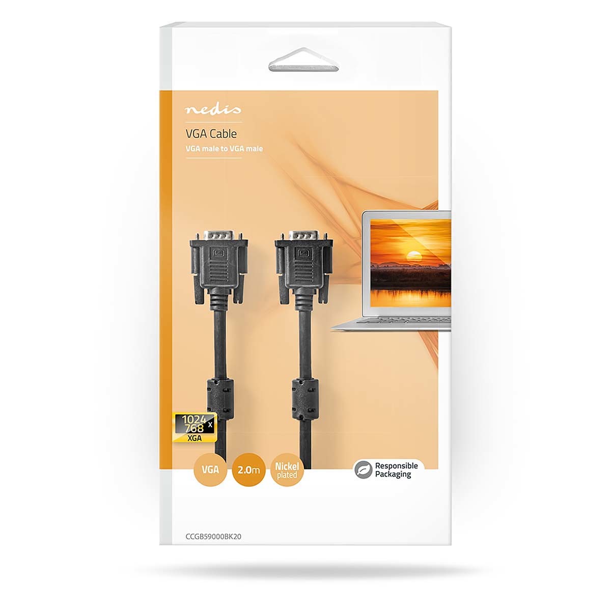 Nedis VGA kabel VGA male naar VGA male