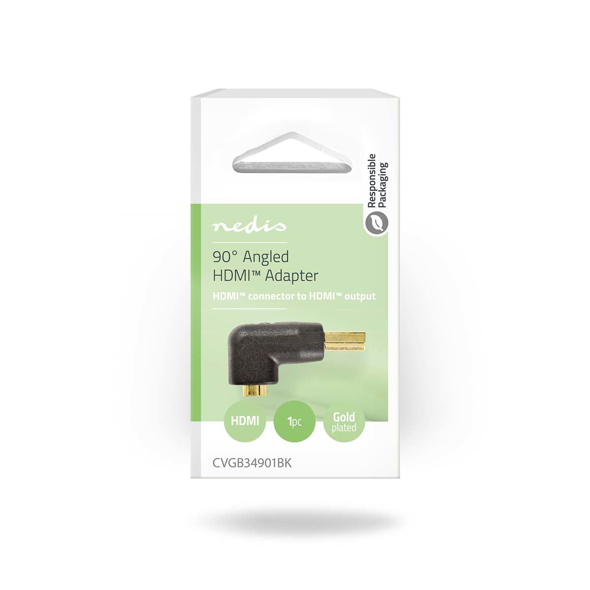 Nedis HDMI Adapter AV verloopplug van HDMI female Connector naar HDMI male