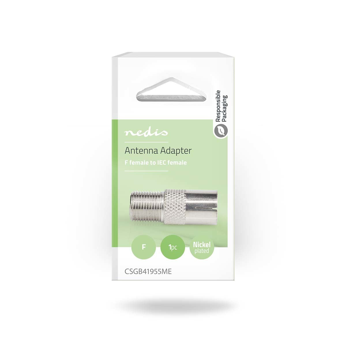 Nedis F-Female Coax verloop