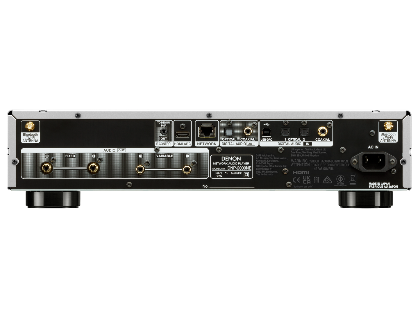 Denon DNP-2000NE zilver