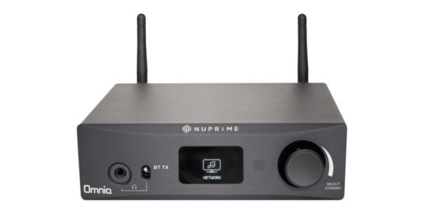 NuPrime Omnia WR-2 multi zone audio streamer voorversterker met HDMI ARC